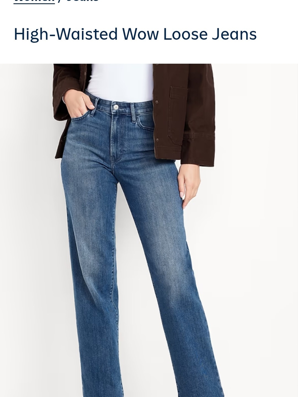 Old Navy NEW High-Waisted Wow Loose Jeans